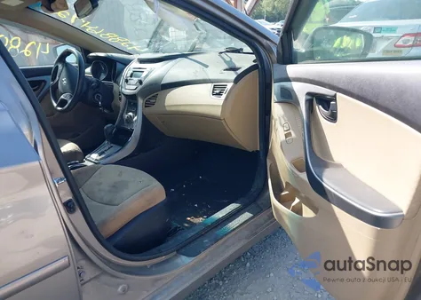 2013 Hyundai Elantra Gls from USA, damaged, VIN 5NPDH4AE8DH327783